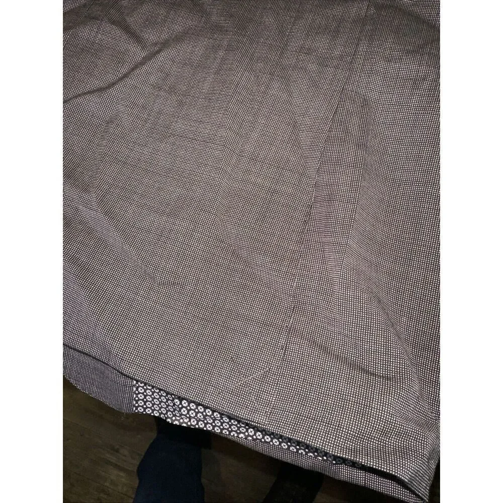 ZANETTI Men’s Gray Glen Plaid Wool Reg Fit Suit Sport Coat Blazer. Size 44R. T